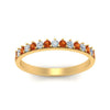 Load image into Gallery viewer, round-stacking-diamond-ring-with-orange-sapphire-in-yellow-gold-FD123864BGSAORANGLE3-NL-YG.jpg