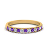 Load image into Gallery viewer, round-stacking-diamond-ring-with-purple-topaz-in-yellow-gold-FD123864BGVITOANGLE3-NL-YG.jpg