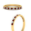 Load image into Gallery viewer, round-stacking-diamond-ring-with-ruby-in-yellow-gold-FD123864BGRUDRANGLE3-NL-YG.jpg