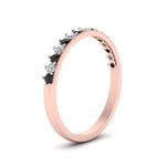 Load image into Gallery viewer, round-stacking-ring-with-black-diamond-in-rose-gold-FD123864BGBLACKANGLE3-NL-RG.jpg
