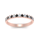 Load image into Gallery viewer, round-stacking-ring-with-black-diamond-in-rose-gold-FD123864BGBLACKANGLE3-NL-RG.jpg
