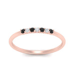 Load image into Gallery viewer, round-stacking-wedding-band-with-black-diamond-in-rose-gold-FD122844B2GBLACKANGLE3-NL-RG.jpg
