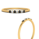 Load image into Gallery viewer, round-stacking-wedding-band-with-black-diamond-in-yellow-gold-FD122844B2GBLACKANGLE3-NL-YG.jpg
