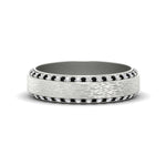 Load image into Gallery viewer, round-white-diamond-mens-wedding-band-with-black-diamond-in-white-gold-fddb1040bgblack-nl-wg.jpg?v=1755775055
