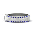 Thumbnail 29 - round-white-diamond-mens-wedding-band-with-blue-sapphire-in-white-gold-fddb1040bgsabl-nl-wg-hw.jpg?v=1755774077