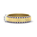 Thumbnail 34 - round-white-diamond-mens-wedding-band-with-blue-sapphire-in-yellow-gold-fddb1040bgsabl-nl-yg-hw.jpg?v=1755774077