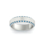 Load image into Gallery viewer, round-white-diamond-mens-wedding-band-with-blue-topaz-in-white-gold-fddb1040bgicbltoangle5-nl-wg.jpg?v=1755774134
