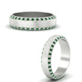 Thumbnail 75 - round-white-diamond-mens-wedding-band-with-emerald-in-white-gold-fddb1040bgemgrangle3-nl-wg.jpg?v=1755774077