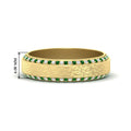 Thumbnail 79 - round-white-diamond-mens-wedding-band-with-emerald-in-yellow-gold-fddb1040bgemgr-nl-yg-hw.jpg?v=1755774077