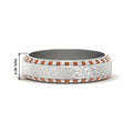 Thumbnail 59 - round-white-diamond-mens-wedding-band-with-orange-sapphire-in-white-gold-fddb1040bgsaor-nl-wg-hw.jpg?v=1755774077