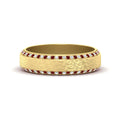 Thumbnail 2 - round-white-diamond-mens-wedding-band-with-ruby-in-yellow-gold-fddb1040bgrudr-nl-yg.jpg?v=1755774077