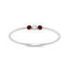 Load image into Gallery viewer, ruby-3-stone-bezel-delicate-ring-in-white-gold-FD9412RORGRUDR-NL-WG.jpg