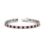 Load image into Gallery viewer, Basket Tennis 11 Ct Square Cut Bracelet
