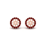 Load image into Gallery viewer, ruby-earring-jacket-for-2-carat-round-stud-earrings-in-rose-gold-fdear11307grudrangle1-0-50ct-nl-rg.jpg
