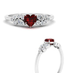 Load image into Gallery viewer, ruby-heart-cluster-diamond-ring-in-white-gold-FDENS3110HTRGRUDR-NL-WG.jpg
