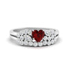Load image into Gallery viewer, ruby-heart-cluster-diamond-wedding-ring-set-in-white-gold-FDENS3110HTGRUDR-NL-WG.jpg