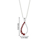 Load image into Gallery viewer, ruby-infinity-style-floating-diamond-pendant-in-FDPD11363GRUDR-NL-WG