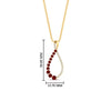 Load image into Gallery viewer, ruby-infinity-style-floating-diamond-pendant-in-FDPD11363GRUDR-NL-YG
