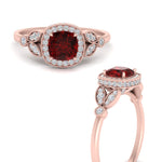 Load image into Gallery viewer, ruby-leaf-square-antique-diamond-ring-in-FD10044RGRUDRANGLE3-NL-RG-GS
