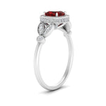 Load image into Gallery viewer, ruby-leaf-square-antique-diamond-ring-in-FD10044RGRUDRANGLE3-NL-WG-GS
