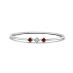 Load image into Gallery viewer, ruby-minimalist-3-stone-band-in-white-gold-FD9411RORGRUDR-NL-WG.jpg
