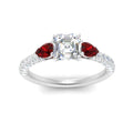 Thumbnail 39 - ruby-pear-accented-3-row-asscher-cut-engagement-ring-in-white-gold-FD9982ASRGRUDRANGLE3-NL-WG