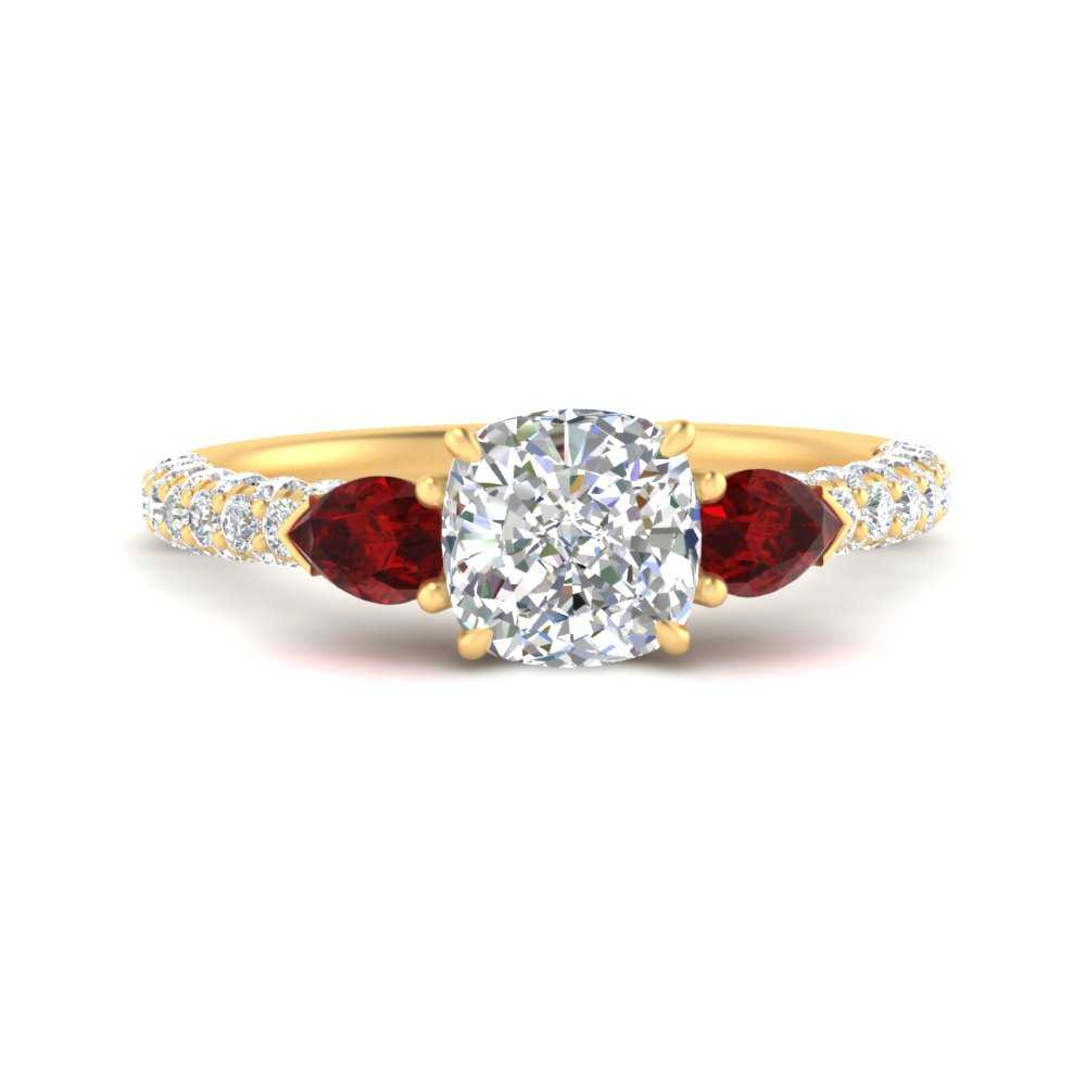 ruby-pear-accented-3-row-cushion-cut-engagement-ring-in-yellow-gold-FD9982CURGRUDRANGLE3-NL-YG
