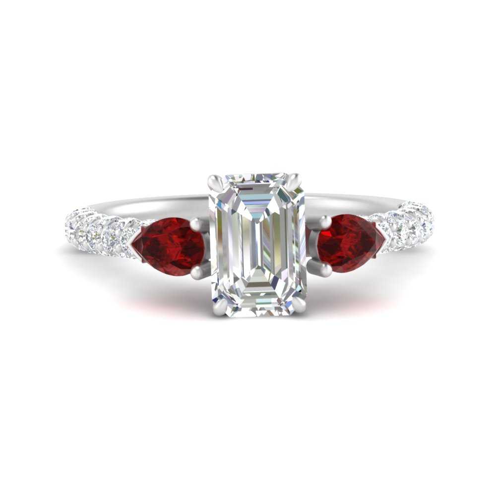 ruby-pear-accented-3-row-emerald-cut-engagement-ring-in-white-gold-FD9982EMRGRUDRANGLE3-NL-WG