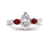 Load image into Gallery viewer, ruby-pear-accented-3-row-marquise-cut-engagement-ring-in-rose-gold-FD9982MQRGRUDRANGLE3-NL-RG