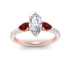 Load image into Gallery viewer, ruby-pear-accented-3-row-marquise-cut-engagement-ring-in-rose-gold-FD9982MQRGRUDRANGLE3-NL-RG