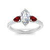 Load image into Gallery viewer, ruby-pear-accented-3-row-marquise-cut-engagement-ring-in-white-gold-FD9982MQRGRUDRANGLE3-NL-WG