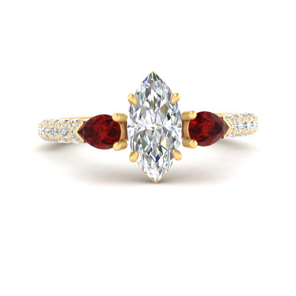 ruby-pear-accented-3-row-marquise-cut-engagement-ring-in-yellow-gold-FD9982MQRGRUDRANGLE3-NL-YG