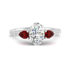 Load image into Gallery viewer, ruby-pear-accented-3-row-oval-shaped-engagement-ring-in-white-gold-FD9982OVRGRUDRANGLE3-NL-WG