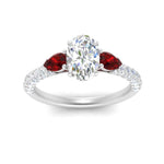 Load image into Gallery viewer, ruby-pear-accented-3-row-oval-shaped-engagement-ring-in-white-gold-FD9982OVRGRUDRANGLE3-NL-WG
