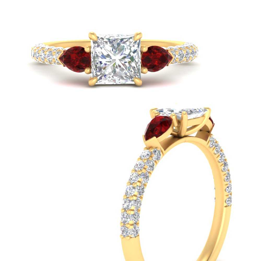 ruby-pear-accented-3-row-princess-cut-engagement-ring-in-yellow-gold-FD9982PRRGRUDRANGLE3-NL-YG