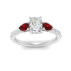 Load image into Gallery viewer, ruby-pear-accented-3-row-radiant-cut-engagement-ring-in-white-gold-FD9982RARGRUDRANGLE3-NL-WG