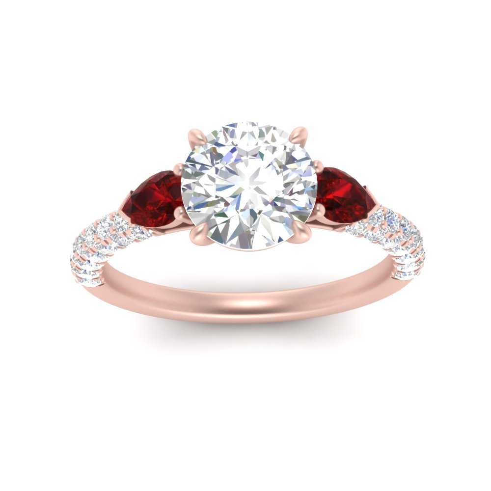ruby-pear-accented-3-row-round-cut-engagement-ring-in-rose-gold-FD9982RORGRUDRANGLE3-NL-RG