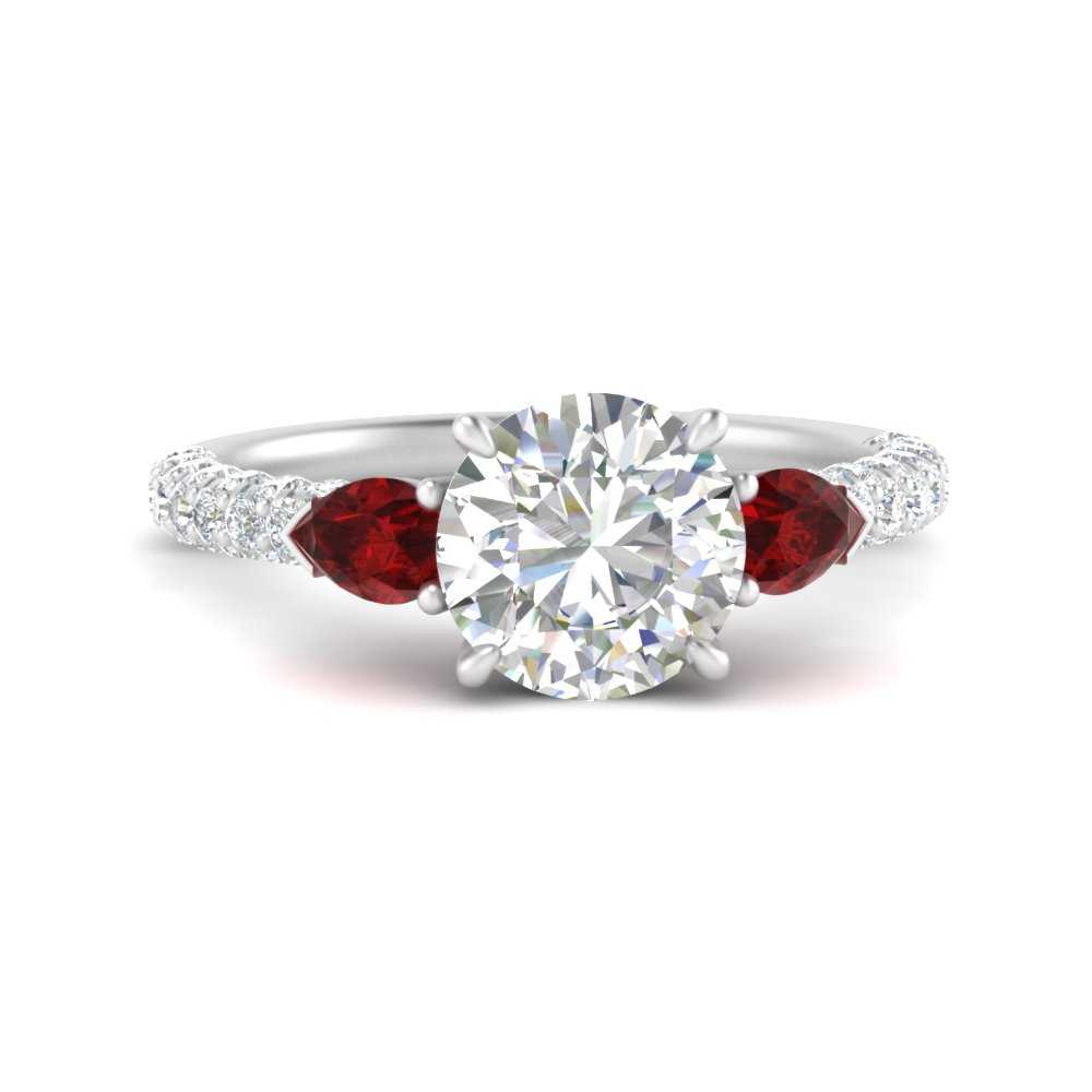 ruby-pear-accented-3-row-round-cut-engagement-ring-in-white-gold-FD9982RORGRUDRANGLE3-NL-WG