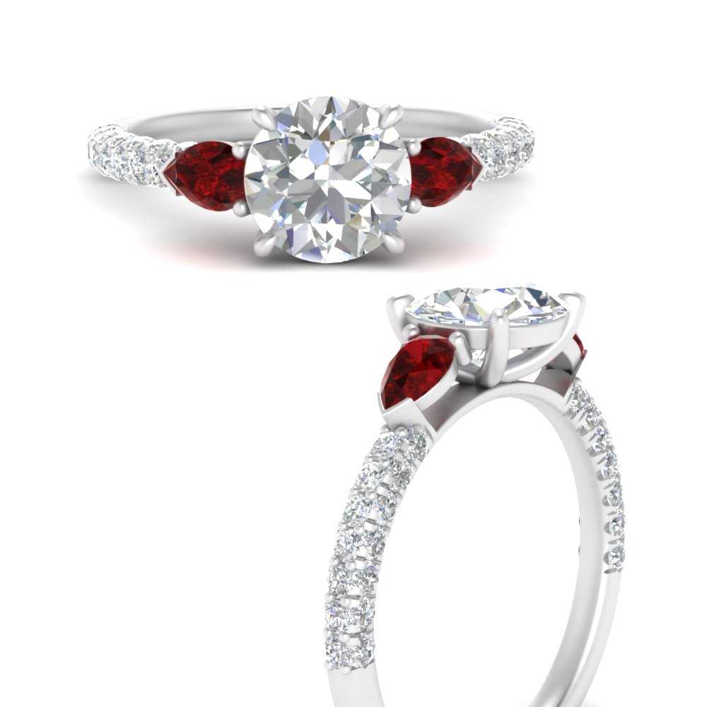 ruby-pear-accented-3-row-round-cut-engagement-ring-in-white-gold-FD9982RORGRUDRANGLE3-NL-WG