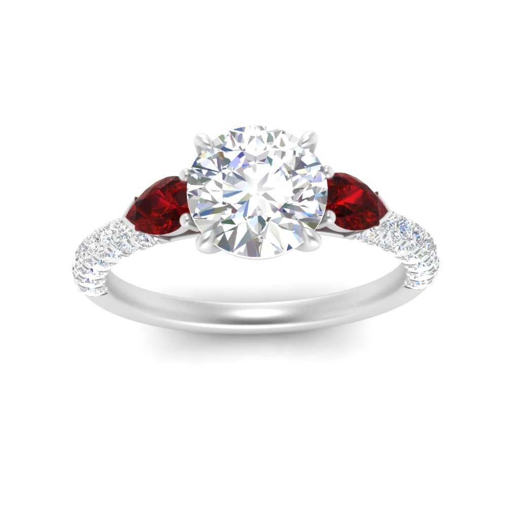ruby-pear-accented-3-row-round-cut-engagement-ring-in-white-gold-FD9982RORGRUDRANGLE3-NL-WG