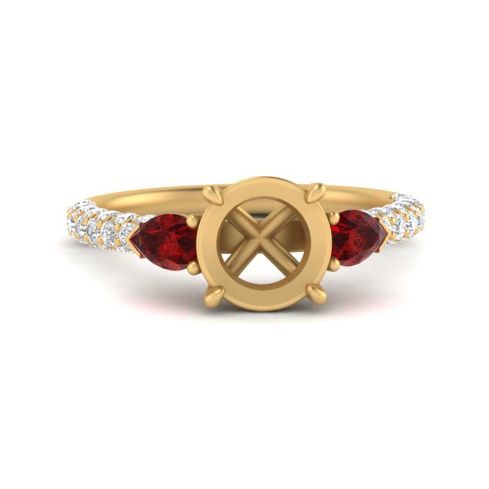 ruby-pear-accented-3-row-semi-mount-engagement-ring-in-yellow-gold-FD9982SMRGRUDRANGLE3-NL-YG