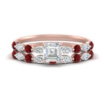 Load image into Gallery viewer, ruby-round-and-marquise-asscher-bridal-wedding-rings-in-rose-gold-FD9398AS1GRUDR-NL-RG.jpg?v=1756378422
