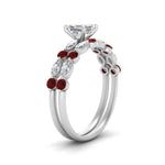 Load image into Gallery viewer, ruby-round-and-marquise-asscher-bridal-wedding-rings-in-white-gold-FD9398AS1GRUDRANGLE2-NL-WG_78c44320-02f2-4c64-a5fe-6efd5399573e.jpg?v=1756378437