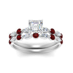 Load image into Gallery viewer, ruby-round-and-marquise-asscher-bridal-wedding-rings-in-white-gold-FD9398AS1GRUDRANGLE5-NL-WG.jpg?v=1756378422
