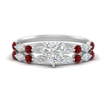 Load image into Gallery viewer, ruby-round-and-marquise-heart-bridal-wedding-rings-in-white-gold-FD9398HT1GRUDR-NL-WG_720f0518-8200-4e45-8236-d0cb8696c0f5.jpg?v=1756378512
