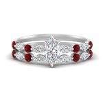 Load image into Gallery viewer, ruby-round-and-marquise-marquise-cut-bridal-wedding-rings-in-white-gold-FD9398MQ1GRUDR-NL-WG.jpg?v=1756378524
