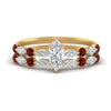 Load image into Gallery viewer, ruby-round-and-marquise-marquise-cut-bridal-wedding-rings-in-yellow-gold-FD9398MQ1GRUDR-NL-YG.jpg?v=1756378524