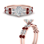 Load image into Gallery viewer, ruby-round-and-marquise-pear-bridal-wedding-rings-in-rose-gold-FD9398PE1GRUDRANGLE3-NL-RG_ec98787b-0c74-48c4-9561-7c790df94193.jpg?v=1756378588