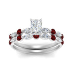 Load image into Gallery viewer, ruby-round-and-marquise-radiant-bridal-wedding-rings-in-white-gold-FD9398RA1GRUDRANGLE5-NL-WG.jpg?v=1756378625
