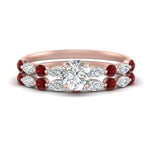 Load image into Gallery viewer, ruby-round-and-marquise-round-bridal-wedding-rings-in-rose-gold-FD9398RO1GRUDR-NL-RG.jpg?v=1756378650
